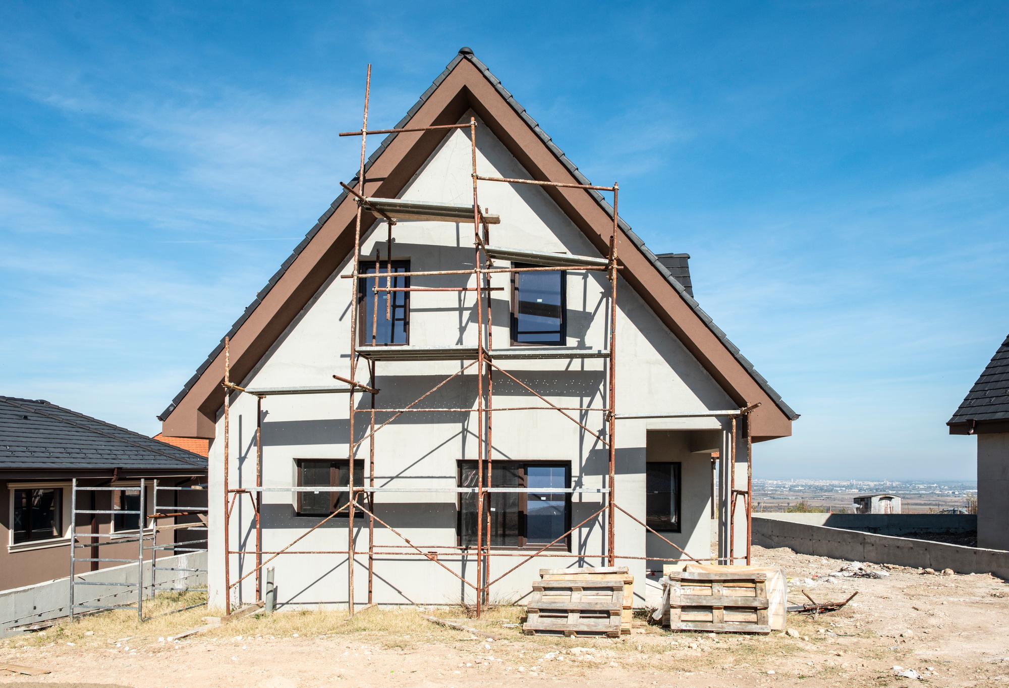 Maurermeisterbetrieb Tülü Bau bei der Arbeit